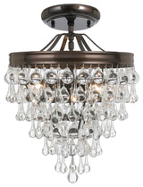 Crystorama Calypso 3-Light Ceiling Mount
