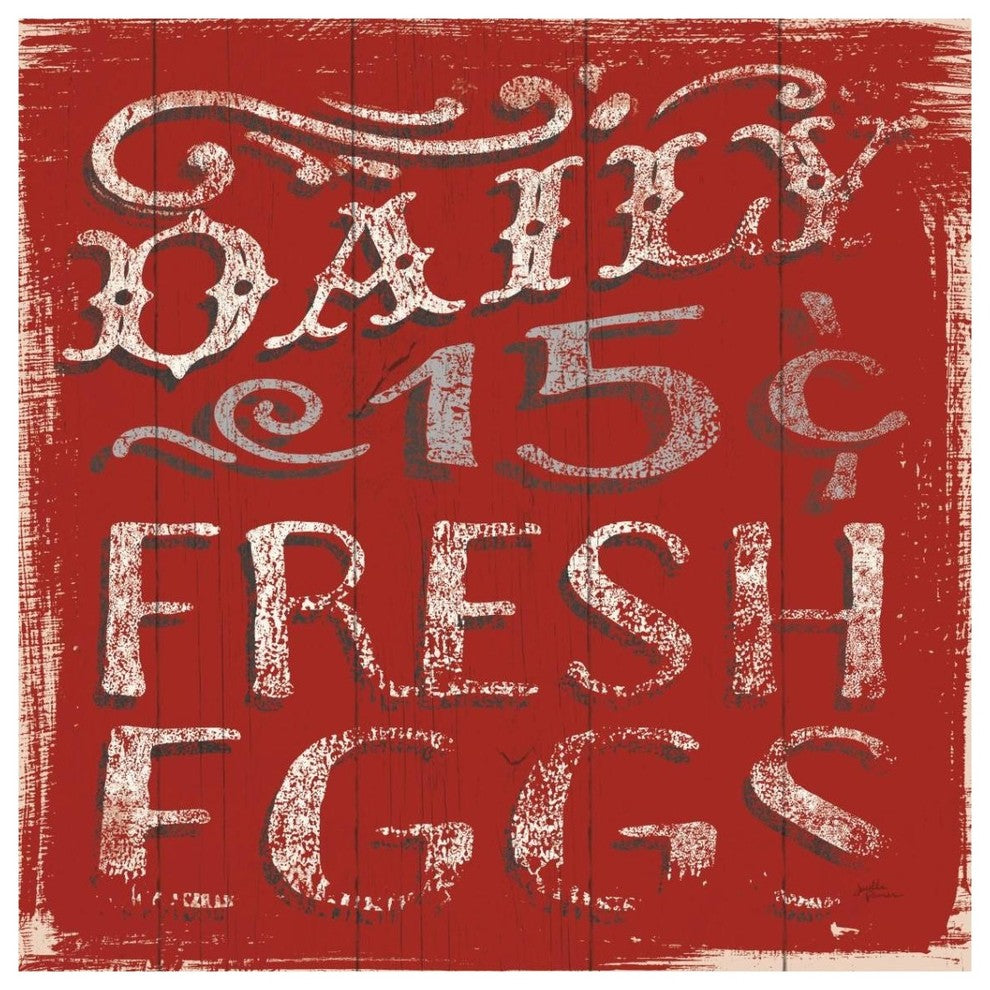 "Farmers Market XII" Digital Paper Print by Janelle Penner, 38"x38"