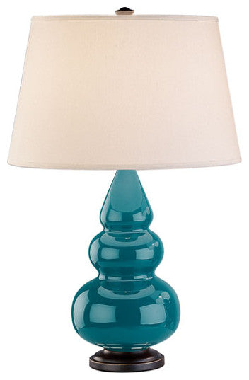 Robert Abbey RA-273X 1-Light Accent Lamp, Small Triple Gourd