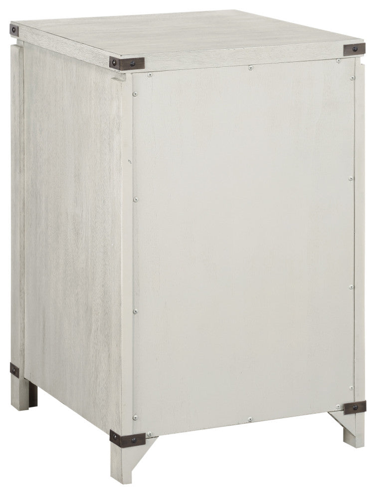 Baton Rouge 2 Drawer File Cabinet, Champagne Oak Finish