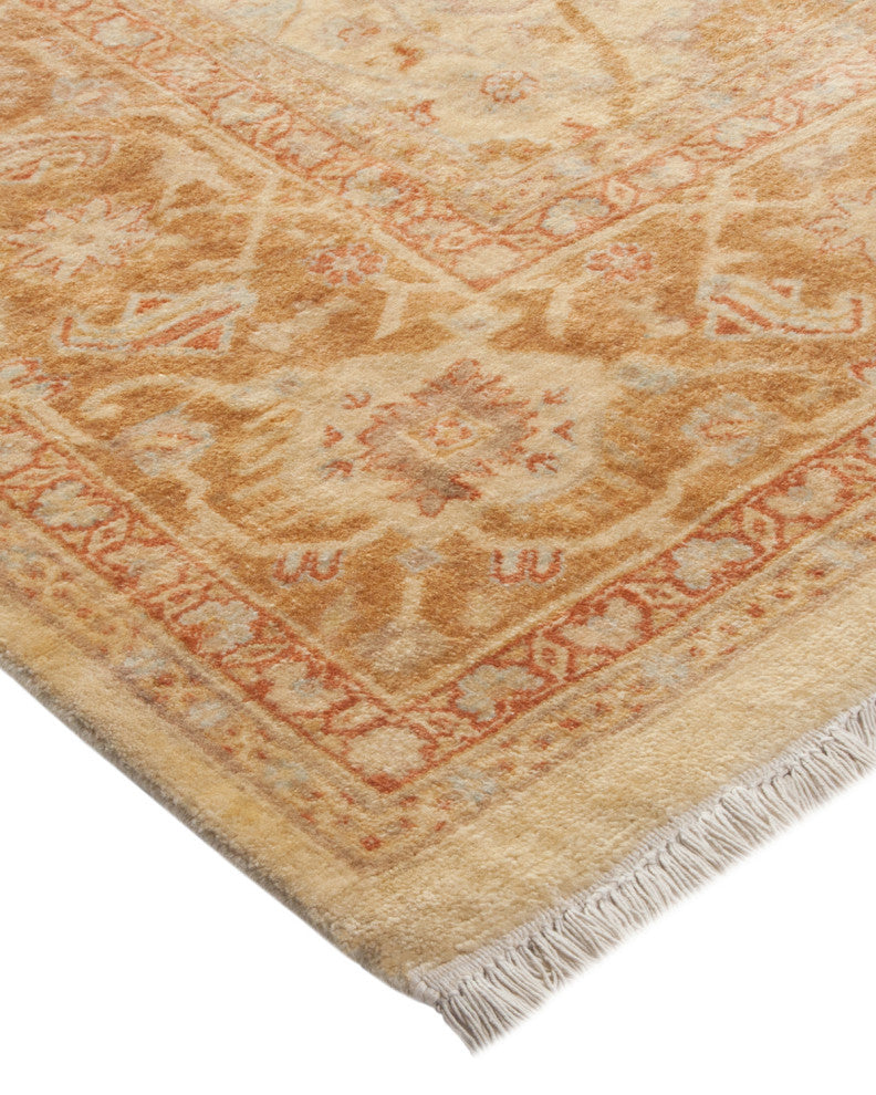 Selena, One-of-a-Kind Hand-Knotted Area Rug Ivory, 6'3"x8'10"