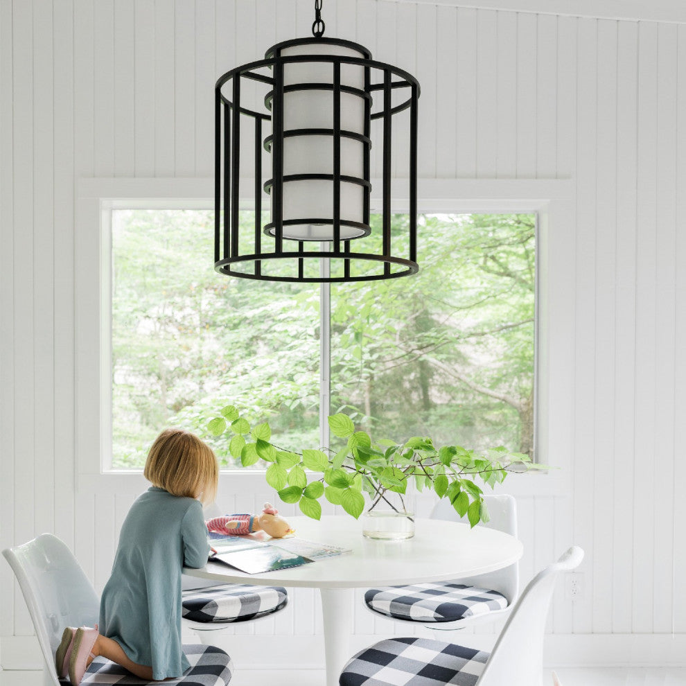 Brian Patrick Flynn for Crystorama Hulton 6 Light Matte Black Chandelier