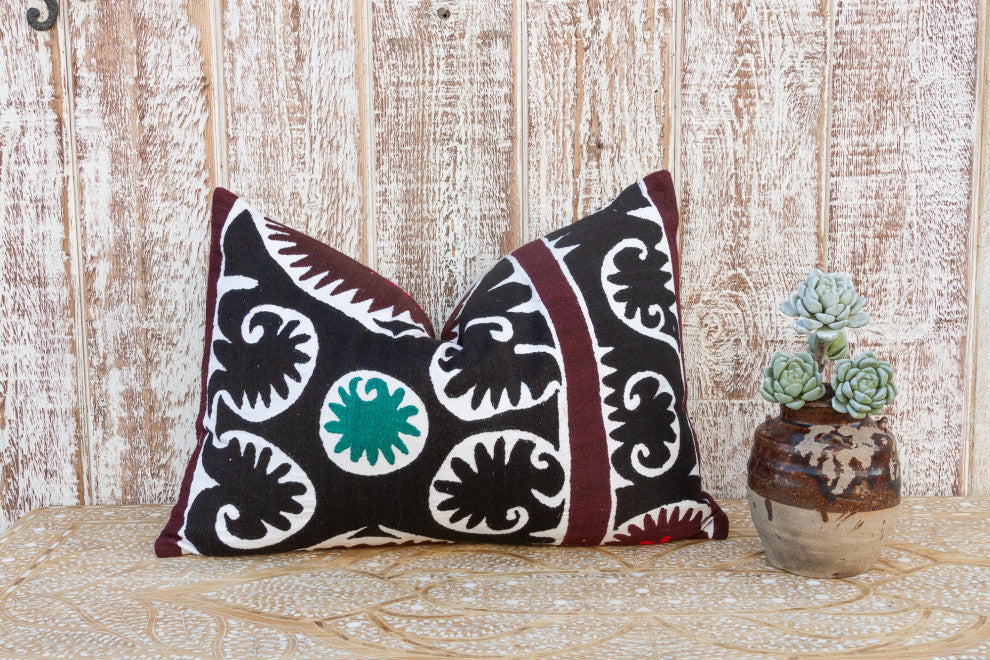 Damina Gul Suzani Lumbar Pillow