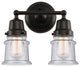 Innovations 623-2W-BK-G184S 2-Light Bath Vanity Light, Matte Black