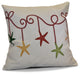 Decorative Holiday Pillow Geometric Print, Cranberry, 26"x26"