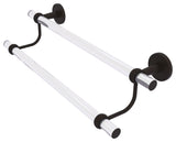 Allied Brass Clearview 30" Double Towel Bar, Twisted Accents, Oil Rubbed Bronze
