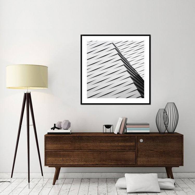 "Exhibition Hall" Framed Digital Print by Gilbert Claes, 44x44"