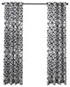 Pointehaven Curtains With Black Grommets, Set Of 2, Bridge, 50"x 84"