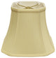 15" Antique White Slanted Square Bell Monay Shantung Lampshade