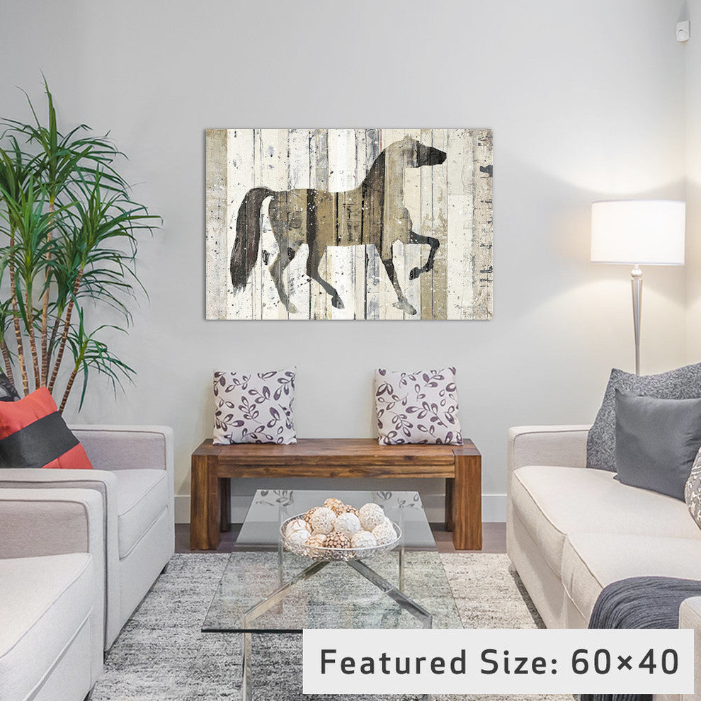 "Dark Horse Gallery" by Michael Mullan, 18x12x1.5"