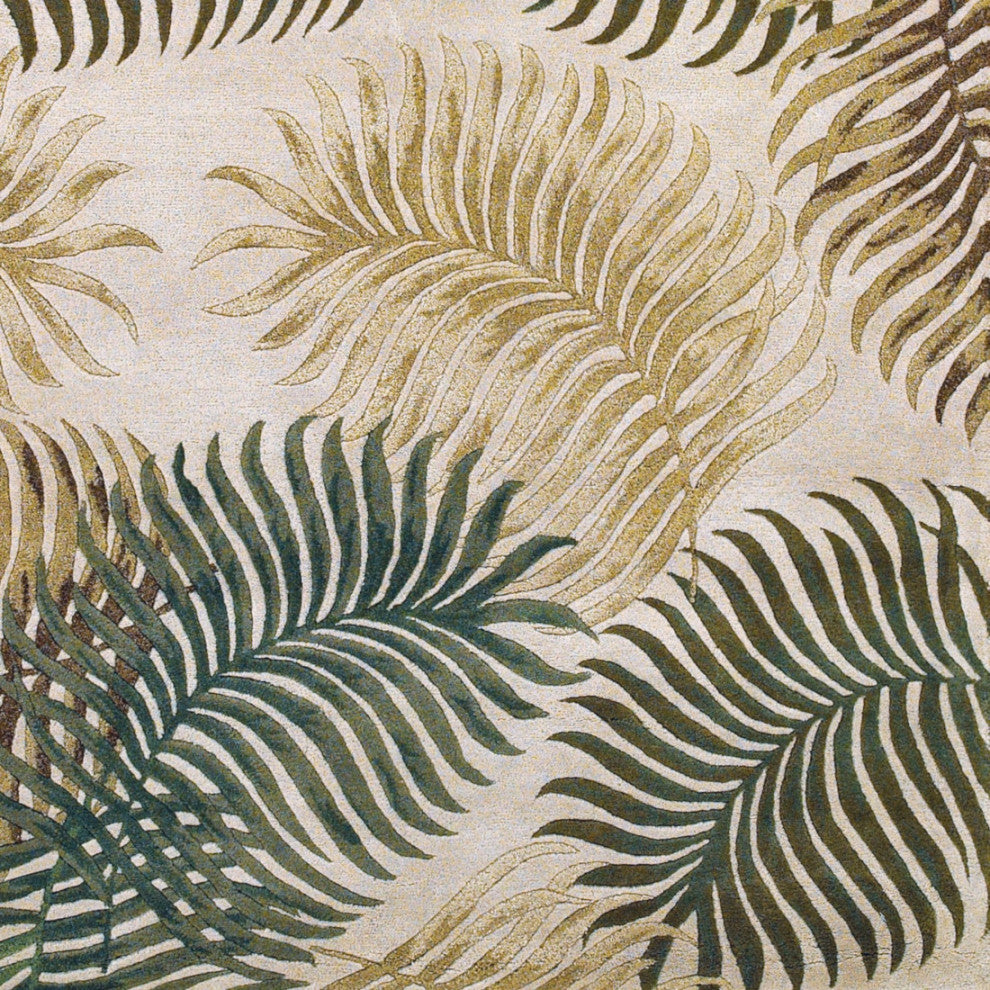 KAS Havana 2622 Natural Fern View Area Rug, 30"x50"