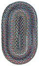 Capel St. Johnsbury Medium Blue 0440_400 Braided Rugs - 2' 3" X 9' Runner