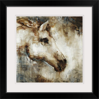 "White Light" Black Framed Art Print, 24"x24"x1"