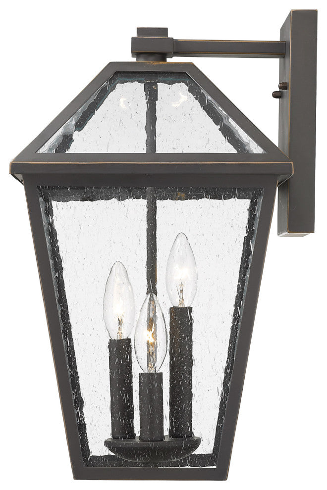Z-Lite 579B Talbot 3 Light 18" Tall Marine Grade Outdoor Wall - Rubbed Bronze