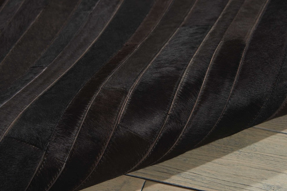 Calvin Klein Home Prairie Black Area Rug By Nourison, 5'6"x7'5"