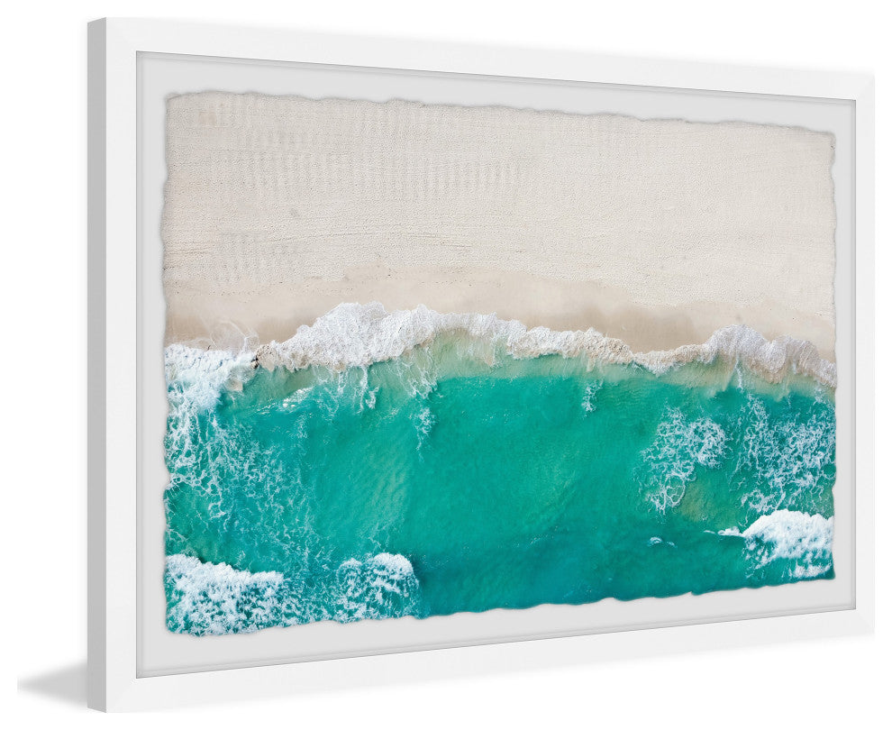 "Gather Footprints" Framed Painting Print, 30x20