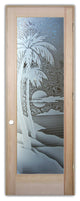 Interior Prehung Door or Interior Slab Door - Palm Sunset - Douglas Fir...