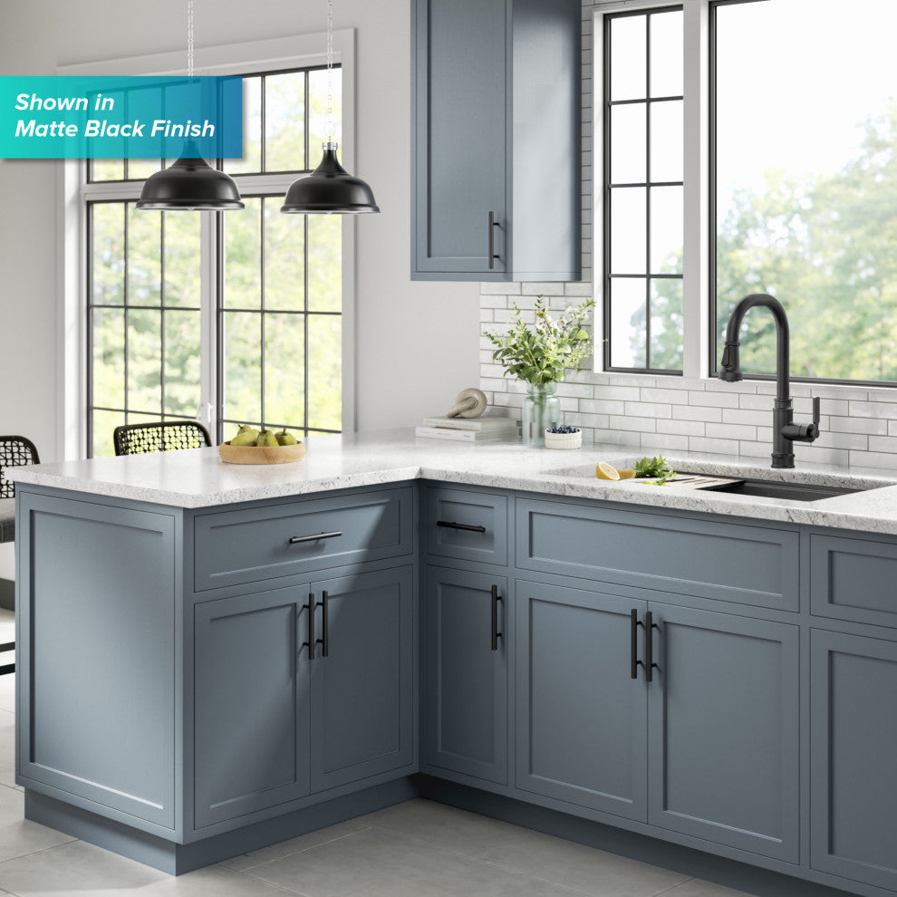 Sellette Pull-Down Kitchen Faucet, Spot Free Black Stainless, Model Kpf-4101sfsb