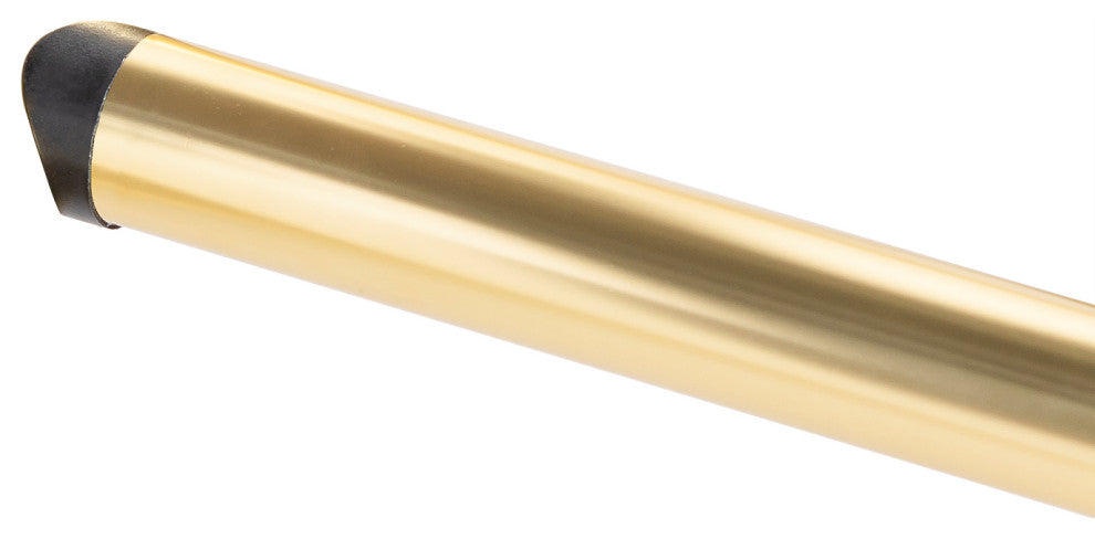 Utopia Alley Rustproof L-Shaped Corner Rod Vertical Ceiling Support Bar, Gold