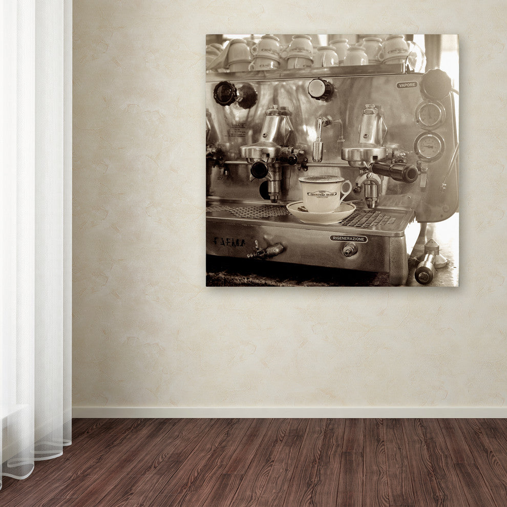 Alan Blaustein 'Tuscany Caffe I' Canvas Art, 35x35