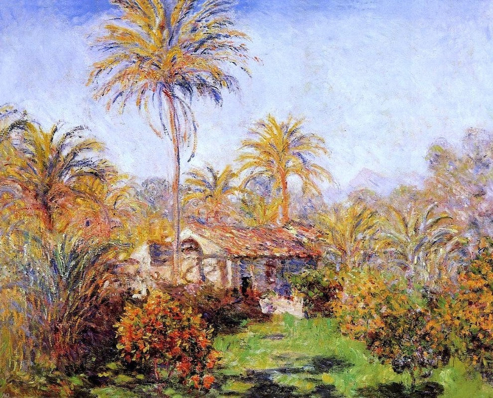 Claude Oscar Monet Small Country Farm in Bordighera Wall Decal Print