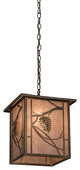 11.5 Square Whispering Pines Pendant