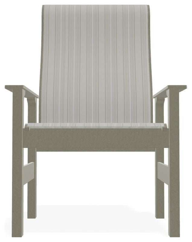 Leeward Sling Outdoor Armchair, Harbor/Storm
