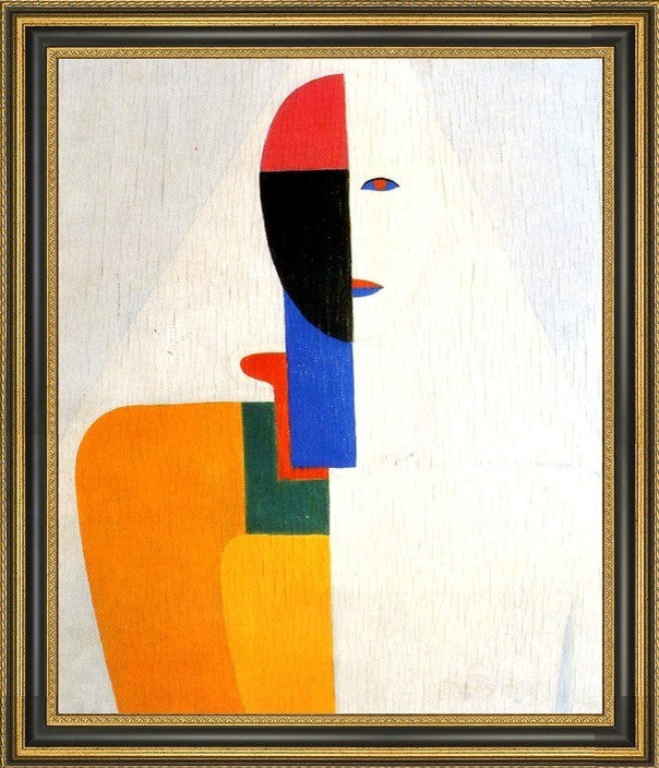 Kazimir Malevich Woman Torso - 20" x 25" Framed Premium Canvas Print