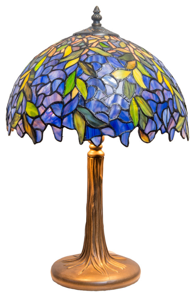 Roma Wisteria Tiffany Table Lamp