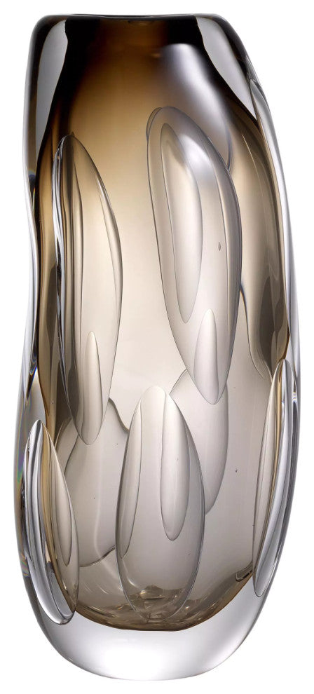 Brown Handblown Glass Vase | Eichholtz Sianni L