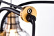 Locke 5-Light Black and Antique Gold Chandelier With Clear Glass Shade