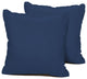 Square Outdoor Patio Pillows, Navy