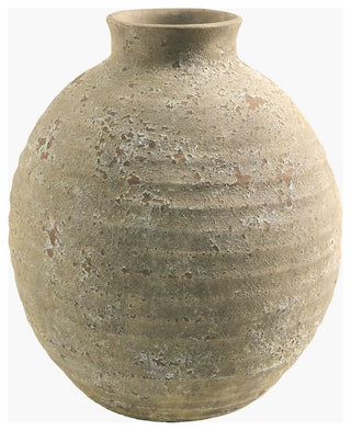 Galey Alix x Livabliss Hartnett GAHR-001 Vase, Rust, 13"H x 11"W x 11"D