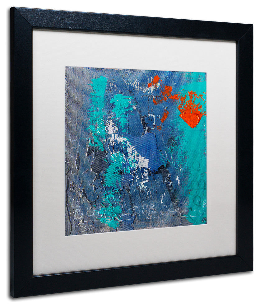 Nicole Dietz 'Mistake' Matted Framed Art, Black Frame, White, 16x16