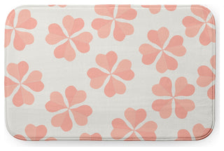 24" x 17" Lucky Patch Bathmat, Sunwashed Red