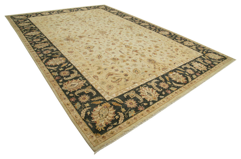 Rug N Carpet - Handwoven Oriental 13' 8" x 19' 11" Large Oushak Area Rug