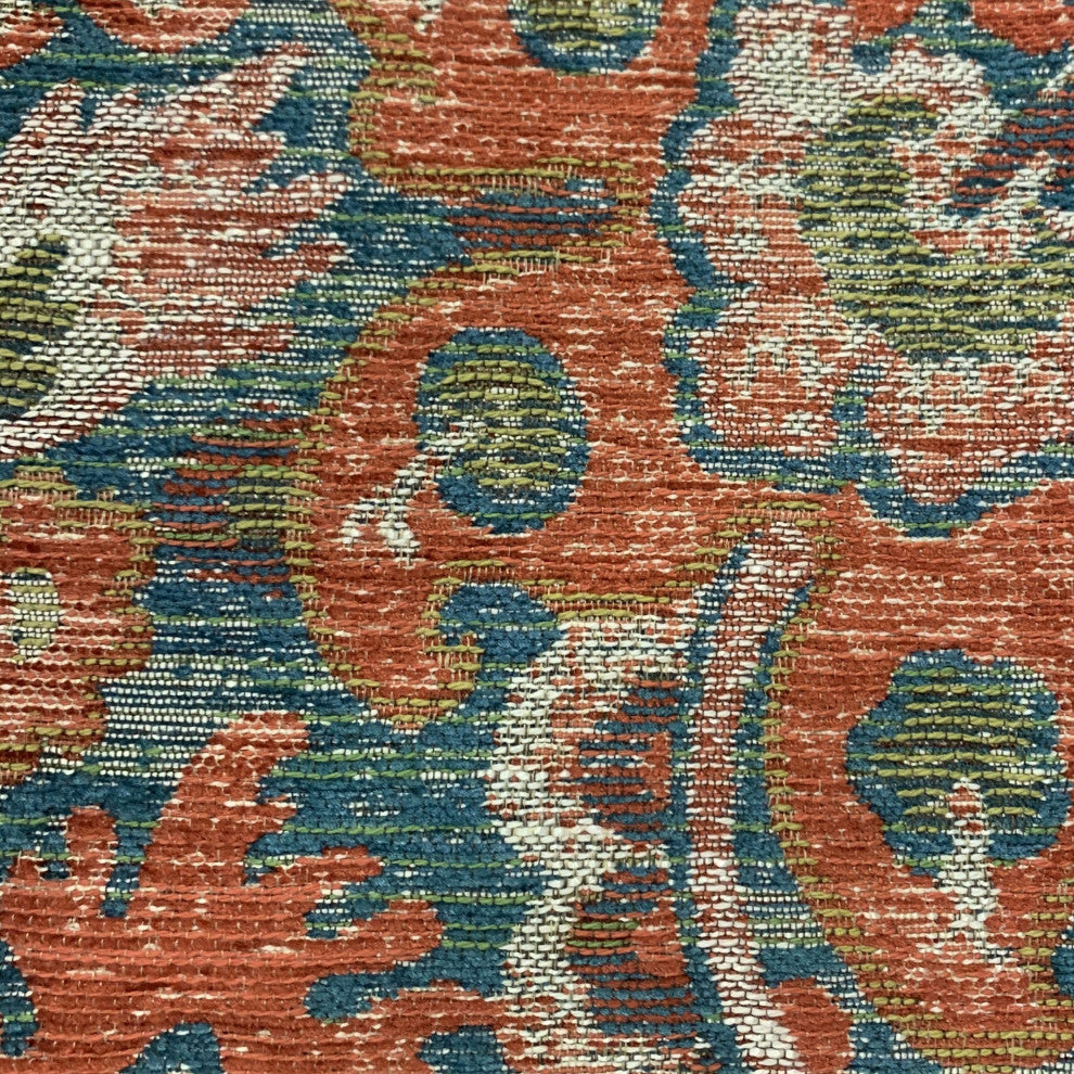 Plutus Multi-Color Unique Damask Luxury Throw Pillow, 20"x30"