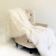 Plutus Off-White Mongolian Faux Fur Luxury Throw