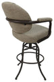 Swivel Tilt Metal Counter 26" 30" Bar Stool M-70, Hemsath Driftwood - Brown, 26"