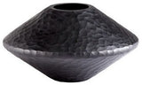 Cyan Design Round Lava Vase, Black
