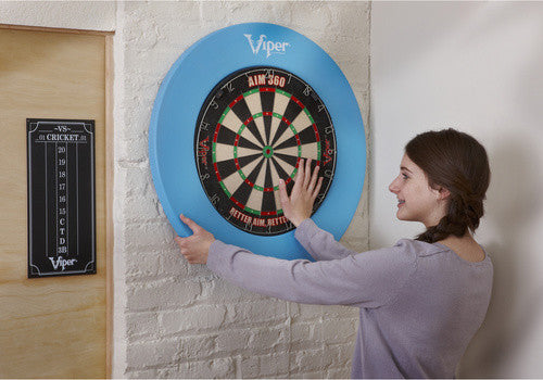 Viper Guardian Dartboard Surround, Pastel Blue
