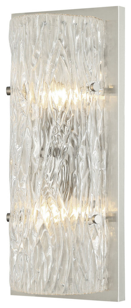 Morgan 2-Lt Sconce - Brushed Nickel