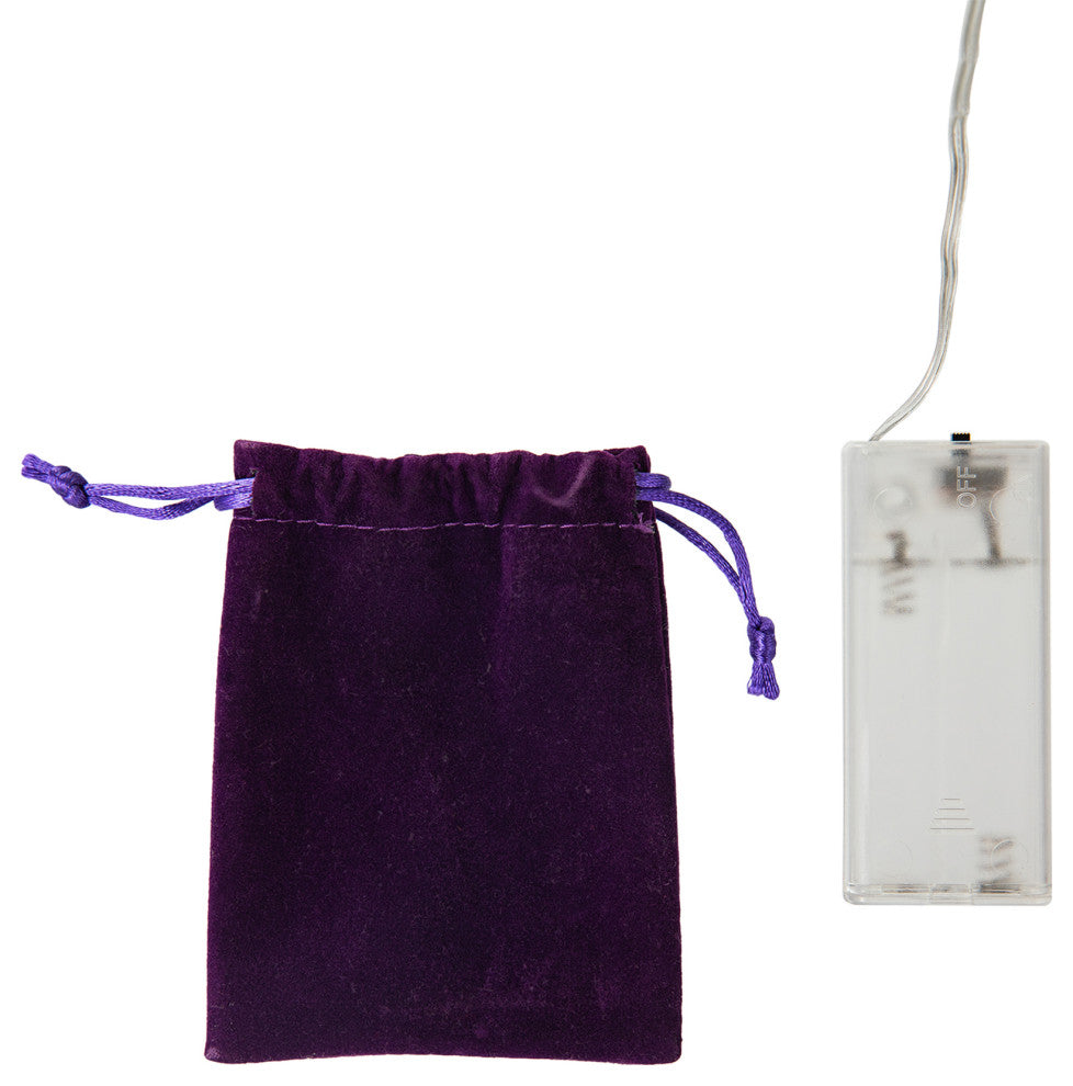 21"H Lighted Mardi Gras Table Tree