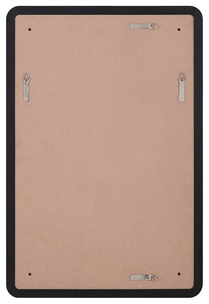 Aine 36" Tall Rectangular Mirror, Matte Black