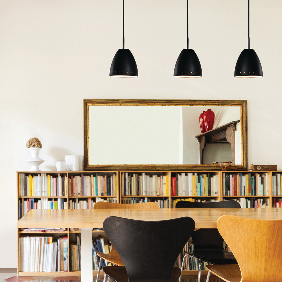 Realm Mini Pendant, Slate Black