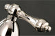 Kingston Brass Widespread Bathroom Faucet With Brass Pop-Up, Polished Nickel