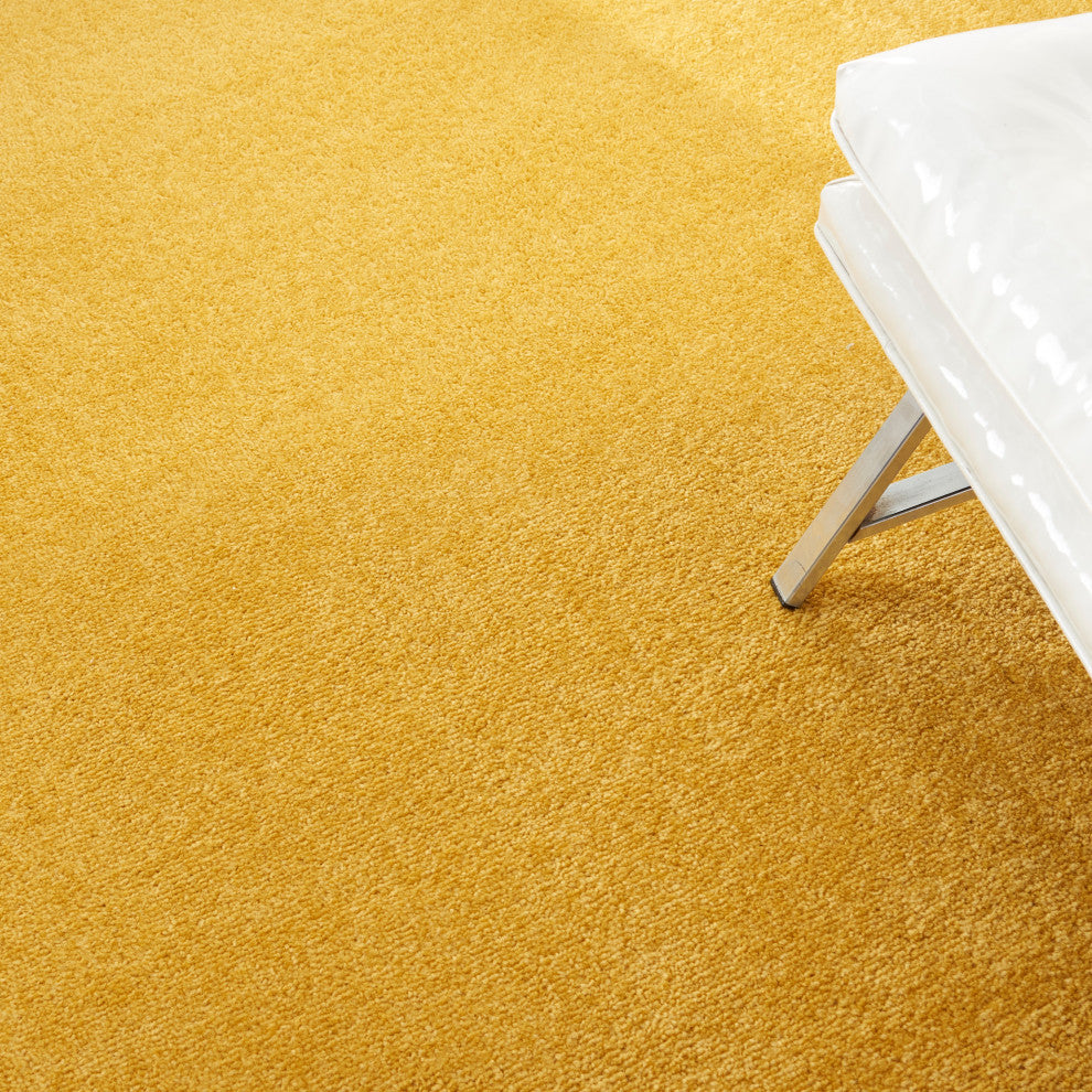 Nourison Essentials 8' x Round Yellow Outdoor Area Rug