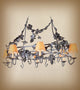 Veracruz Wrought Iron Chandelier