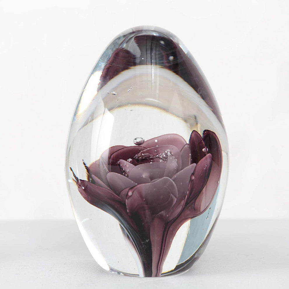 Flower, Egg Paperweight