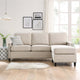 Sofa, Fabric, Beige, Modern, Living Lounge Room Hotel Lobby Hospitality